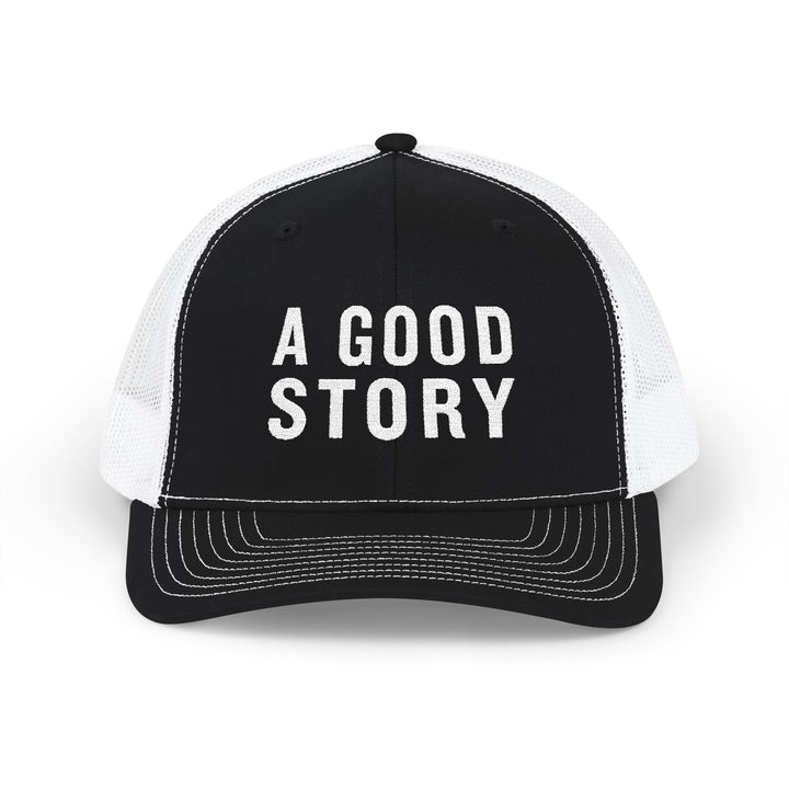 A Good Story Embroidered Trucker Hat