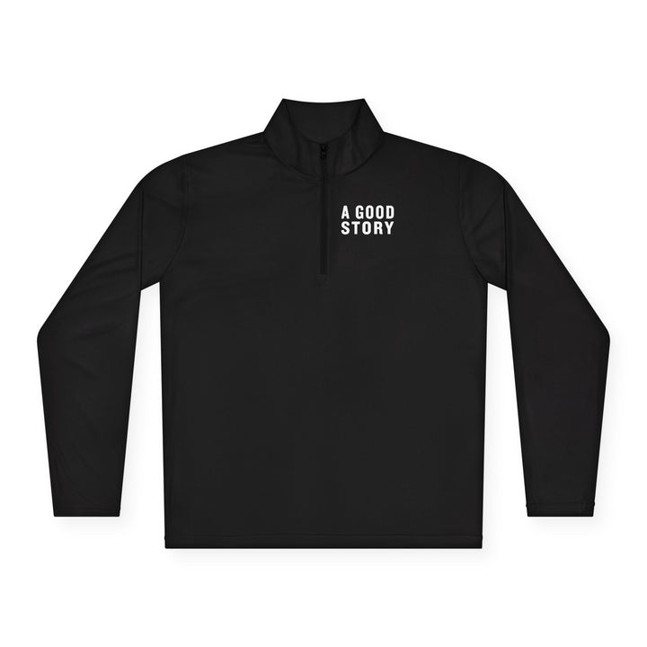 A Good Story Unisex Quarter-Zip Pullover | Cozy Athletic Layer, Perfect Gift for Book Lovers, Read in Comfort, Casual Style for Every Day